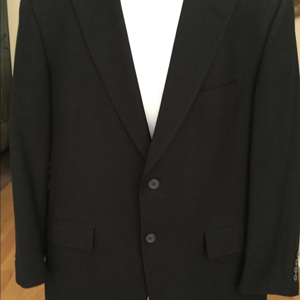 Tommy Hilfiger Vintage Navy Wool Sports Jkt Sz 40S - Picture 2 of 8